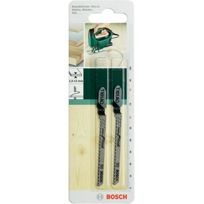 Lame scie sauteuse Bosch T101B 100 mm - vue 3