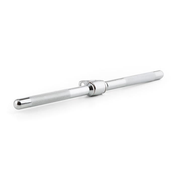 Maniglia Per Cavi Da Palestra Capital Sports - Acciaio Cromato, Presa Zigrinata, 43.5cm - Foto 5