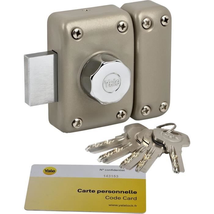 JO.KO Lot De 2 Boutons De Porte à Verrouillage Privé Avec Serrure Pour