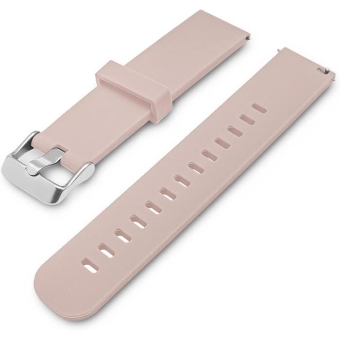 Bracelet De Montre Cuir 14mm - Motif Relief Peau De Vache, Couleur Brun, Pour Homme/femme