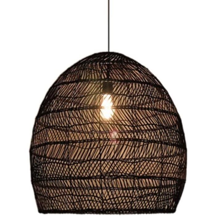 Suspension Abat-jour Sisal Boule 30 Cm - Luminaire Rotin Naturel, E27, 220-240V, Fait Main - 7