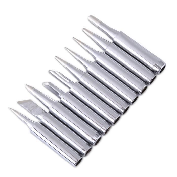 14 Pointes De Fer à Souder 900M-T + Manche - Pour Stations De Soudage (type 936), Cuivre Plaqué Nickel - 7