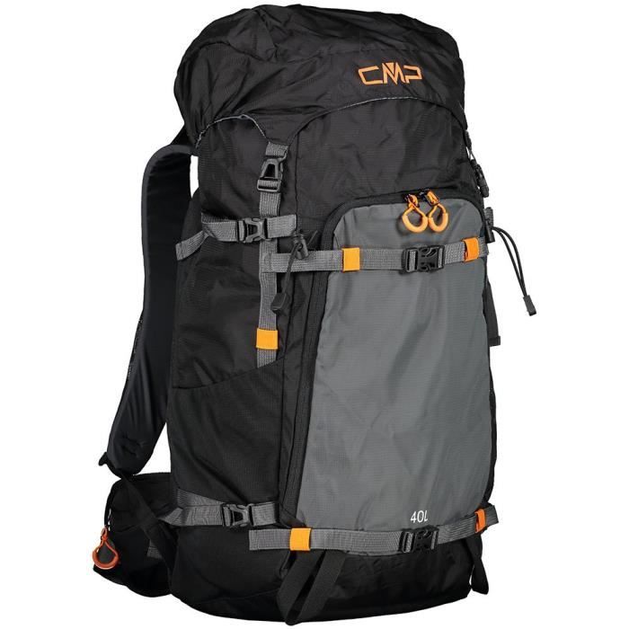 Sac à Dos - CMP - Freewind 40L - Gris - Usage Intensif - Housse de Pluie Sac à Dos - CMP - Freewind 40L - Gris - Usage Intensif - Housse de Pluie