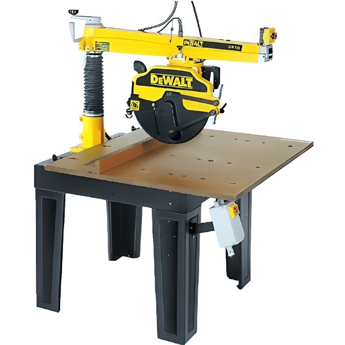 Scie radiale triphasée DEWALT 350 mm A onglet radiale Bois