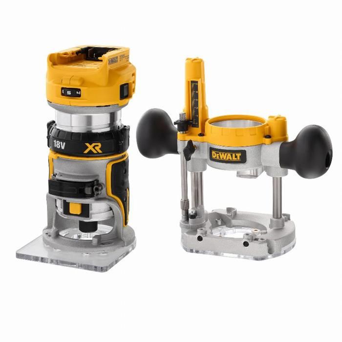 Affleureuse et défonceuse DEWALT DCW604NT XR 18V 8mm 14 Brushless en coffret T Stak - vue 2