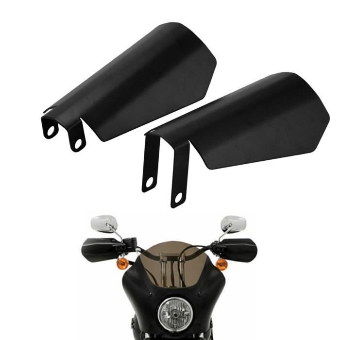 Dilwe Protège-mains de moto Protège-mains coupe-vent pour moto en métal  pour Baggers FXRs 07-Up moto butee - Cdiscount Auto