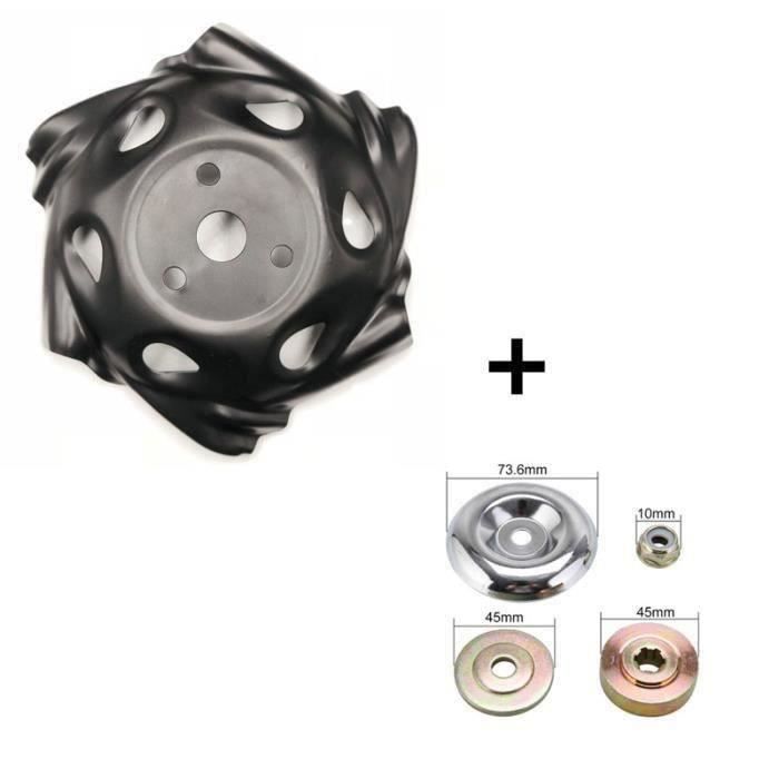 Roue De Désherbage 9 Dents 28 Mm – Accessoire Universel Motobineuse, Tondeuse, Coupe-Herbe, Alliage Robuste Pour Jardin