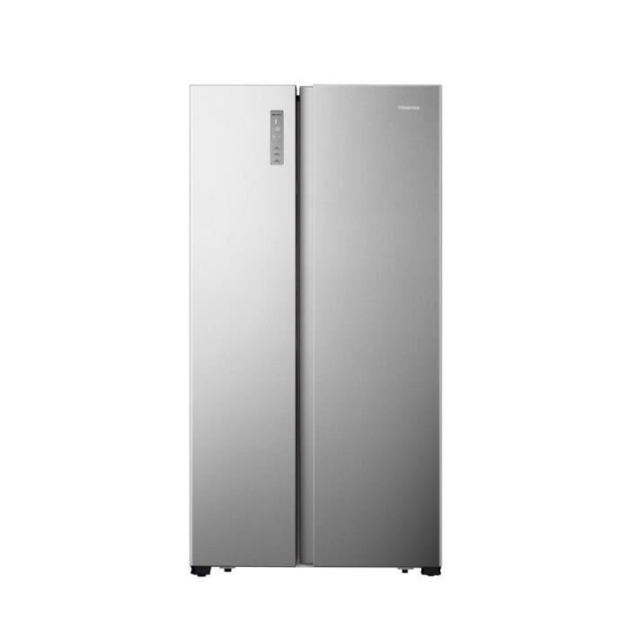 Réfrigérateur américain Hisense RS677N4BID 178 Acier inoxydable 91 x 64.3 x 178.6 cm - vue 1