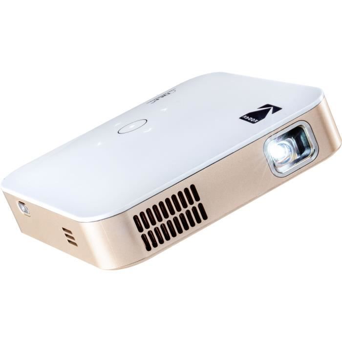 Vidéo projecteur portable - KODAK - LUMA 350 - Résolution max : 4K - Double Haut Parleur - Wifi, HDMI et USB - Smart TV