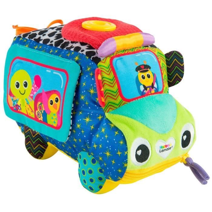 Lamaze bus en peluche interactif junior 25 x 16 x 17 cm en peluche