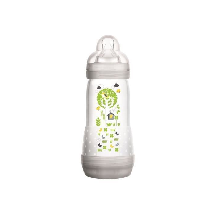 MAM Biberons Decores avec Tetines Debit Moyen 2 x 270ml