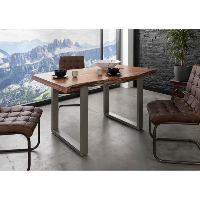 Table à Manger Carrée 90x90cm - Bois Massif