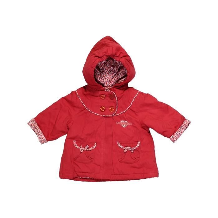 Manteau Bebe Fille Sergent Major 6 Mois Rouge Hiver Vetement Bebe Rouge Cdiscount Pret A Porter