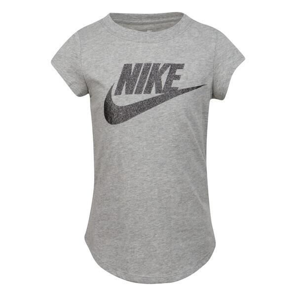 T-shirt fille Nike Futura - gris - 7 ans