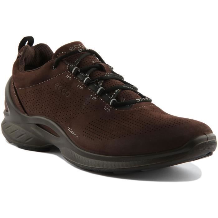 ECCO ECCO Biom Fjuel — Basket cuir homme moka confort BIOM semelle TPU
