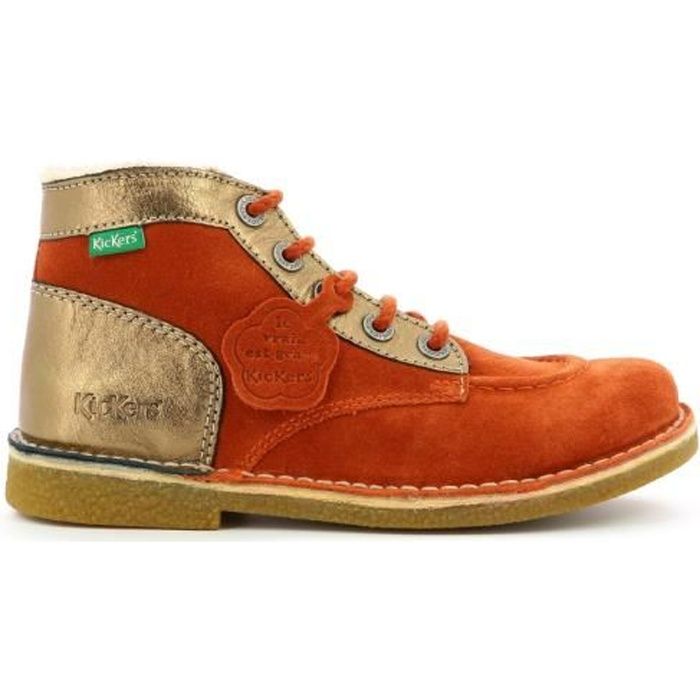 kickers orange femme