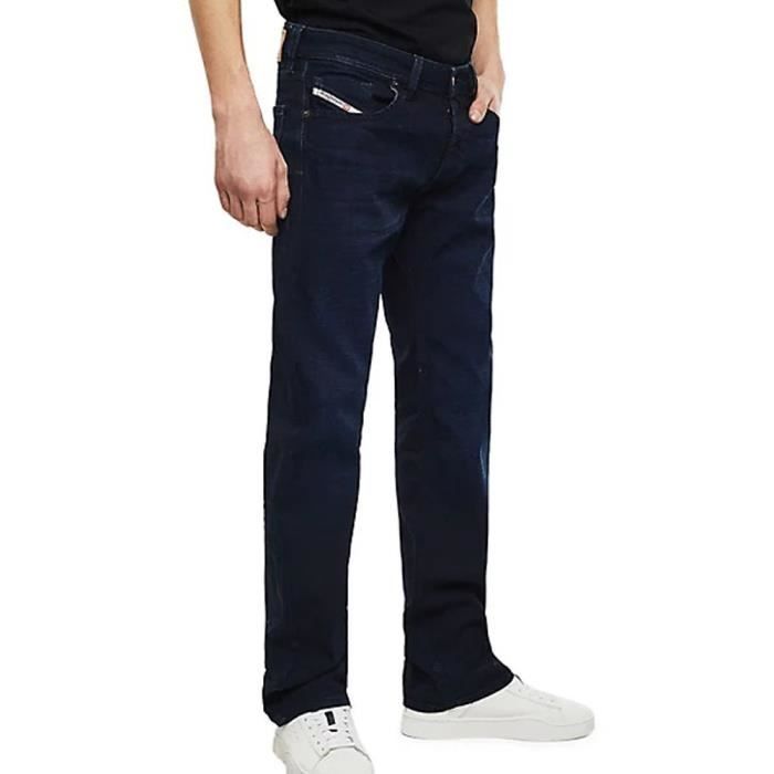 Jeans Straight Bleu Marine Homme Diesel Larkee