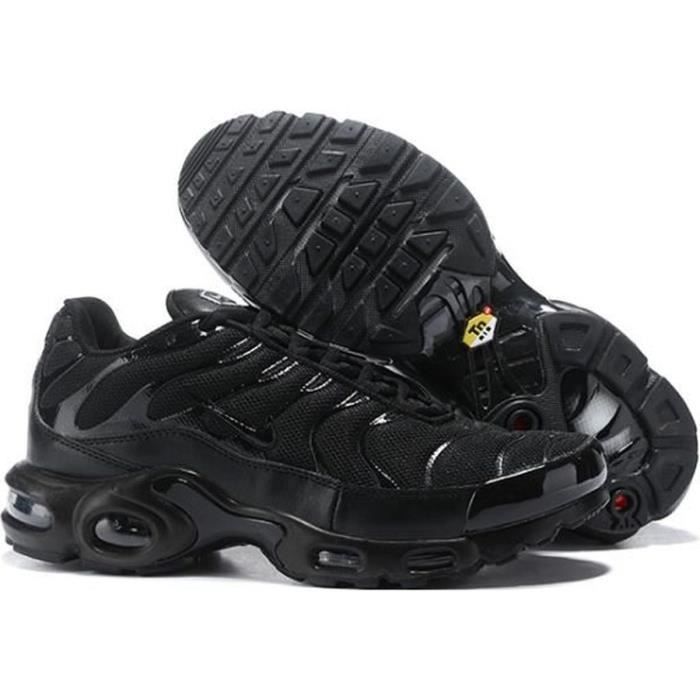 Baskets Tn Plus Homme Chaussures Entrainement de Sport Noir Pur