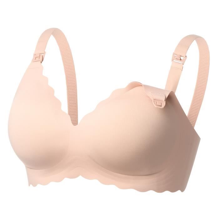 Momcozy Soutien-gorge d'allaitement sans couture pour allaitement, grossesse, soutien-gorge avec rallonges et clips