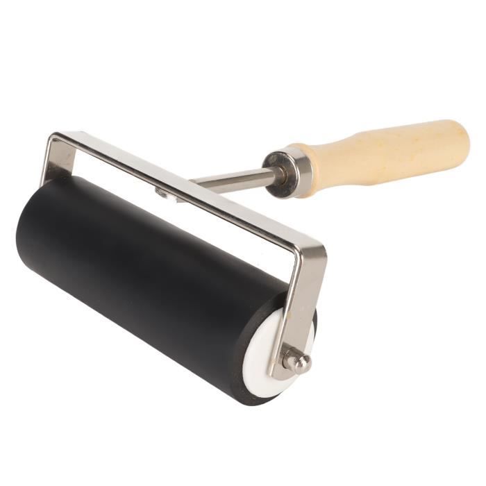Mxzzand Rouleau de brayer en caoutchouc 3.9in Caoutchouc Brayer Roller