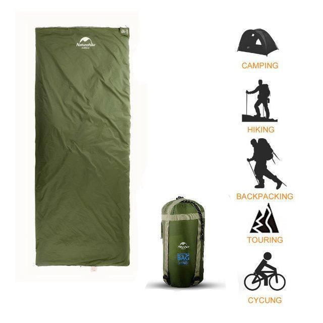 Sac De Couchage 4 Saisons Adulte – Chaud, Imperméable, Portable – Pour Camping, Randonnée