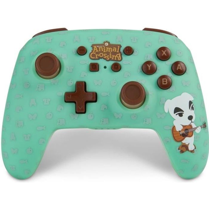 Manette de jeu - Animal Crossing - KK Slider - Sans fil - Vert - Vibration