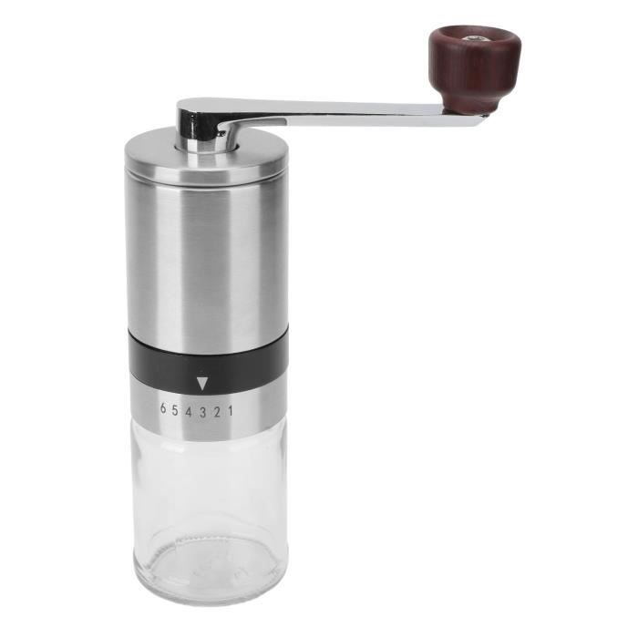 Moulin à Café Manuel Céramique 40 Niveaux - Compact Portable Pour Expresso Aeropress Moka Voyages