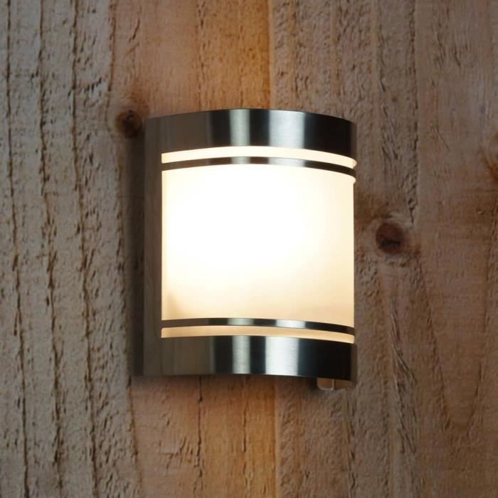 Smartwares ES94 Applique Montante Noir avec D/étecteur de Mouvement