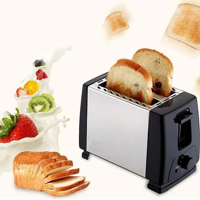 Grille-Pain WMF Stelio 2 Tranches Acier Inoxydable 900W - Fonction Bagel & Réchauffe-Viennoiseries