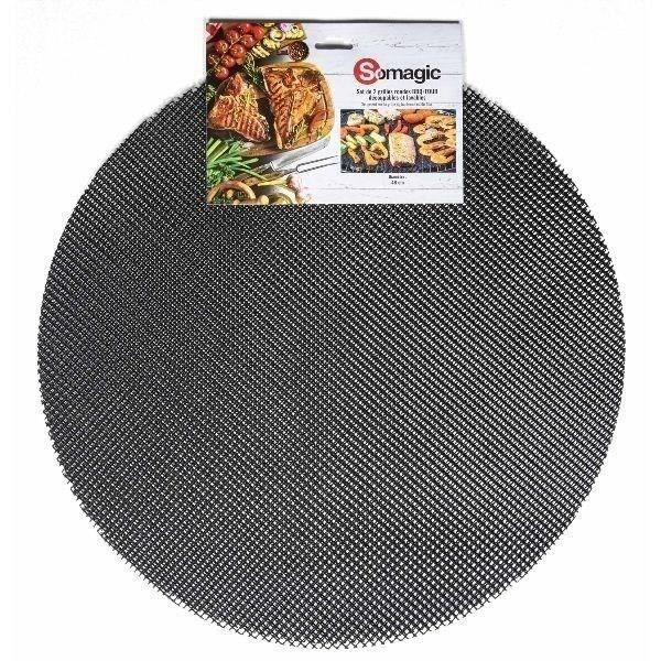 SOMAGIC Lot de 2 grilles rondes 48cm découplable lavable