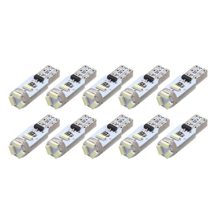 12 Ampoules T4 12V Jaune Pour Tableau De Bord Voiture | 10mm Ø - Lot De 12 Pièces
