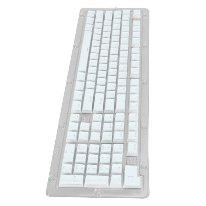 ULTRAEQUIP Keycaps Set - Side Printed Shine Through 139 Keys Japanese Transparent Cherry Profile Dye Sub Purple And Green Keycaps For Mechanical Keyboard Key Cap - Color PURPLE KEYCAP SET | Guatemala