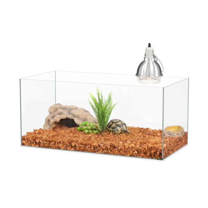 Meilleurs prix pour Kit Terrarium Tortue Tortoise Adult 100x50x40cm - Terratlantis - Verre - Noir