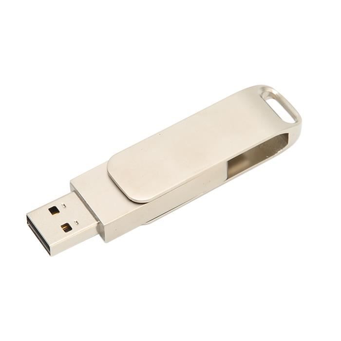 TMISHION Photo Stick Clé USB 3.0 Type C 2 en 1 pour téléphone portable, clé USB rotative en métal pour stockage d'images sur