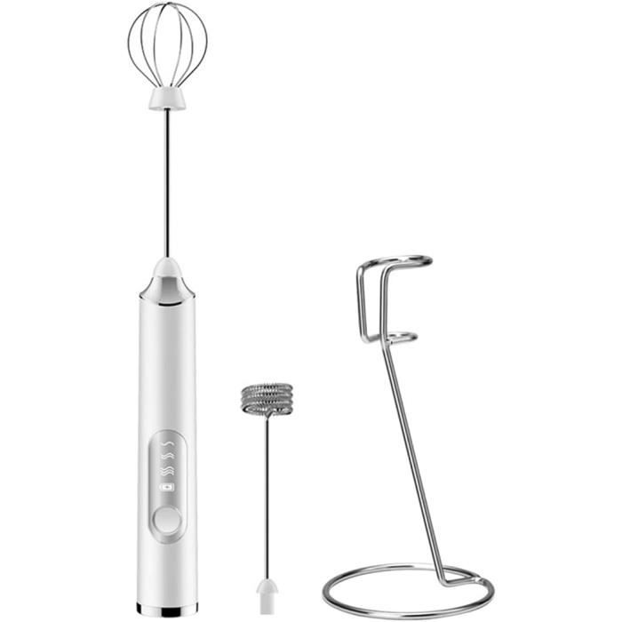 Fouet électrique Portable Batteur à œufs - Mousseur à Lait, Cappuccino, Mini Mixeur USB Rechargeable - 2