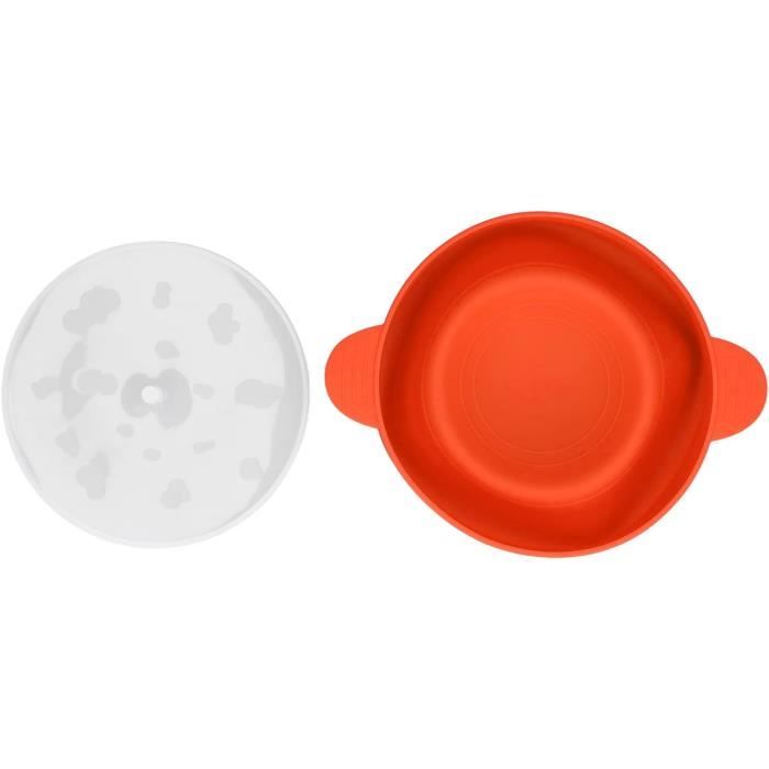 Machine à Popcorn Micro-ondes Pliable En Silicone - Bol Popcorn Maker Sans BPA Rouge