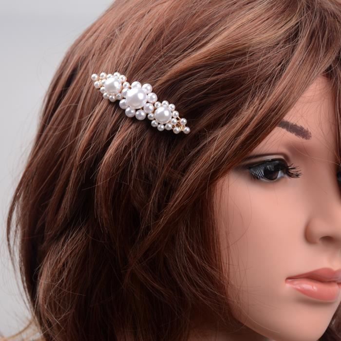 Aisoway 20piece Perle Pins Cheveux De Mariée Mariage Décoré Épingles À Cheveux en Cristal Et Pearl Épingle À Cheveux pour La Mariée Et Demoiselle dhonneur 