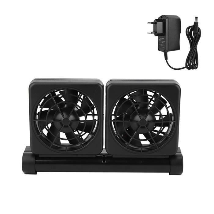 WIOR Ventilateur De Voiture électrique à Double Tête 12/24 V Pour Siège