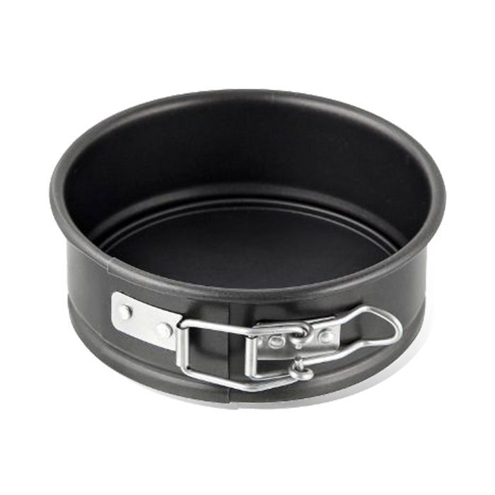 Moules à Manqué Zenker - Lot De 2 Moules Ronds à Charnière (18,5 Cm) - Acier Antiadhésif Noir - Pour Gâteaux, Desserts, Pâtisserie Maison