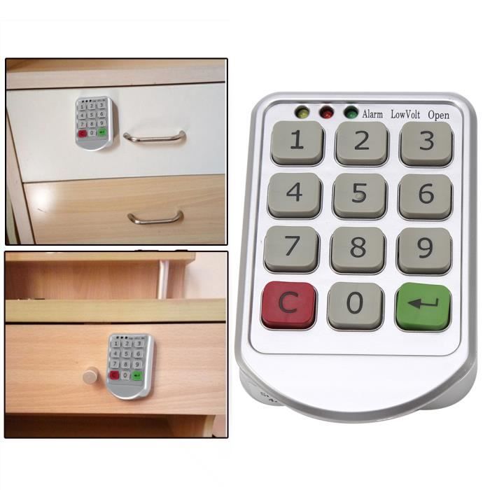 sourcingmap® Armoire porte clés Levier verrouillage poignée forme aide touches avec Ton Argent sourcingmap® Armoire porte clés Levier verrouillage poignée forme aide touches avec Ton Argent