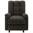 STAR®5485 Chaise de relax de luxe BEST Fauteuil de massage inclinable électrique Taupe Tissu ,taille:71,5 x 96,5 x 100,5 cm-1