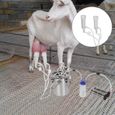 trayeuse Kit de traite de vache de chèvre de 5L Machine à traire électrique portative à impulsion-1