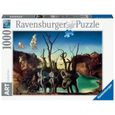 Ravensburger - Puzzle 1000 pièces Art collection - Cygnes se reflétant en éléphants / Salvador Dali-1