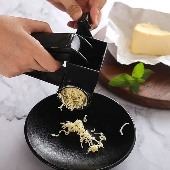 Broyeur pour fromage manuel, râpe à parmesan, râpe à tambour en acier  inoxydable pour aliments, cuisine, outil rotatif, râpe à fromage