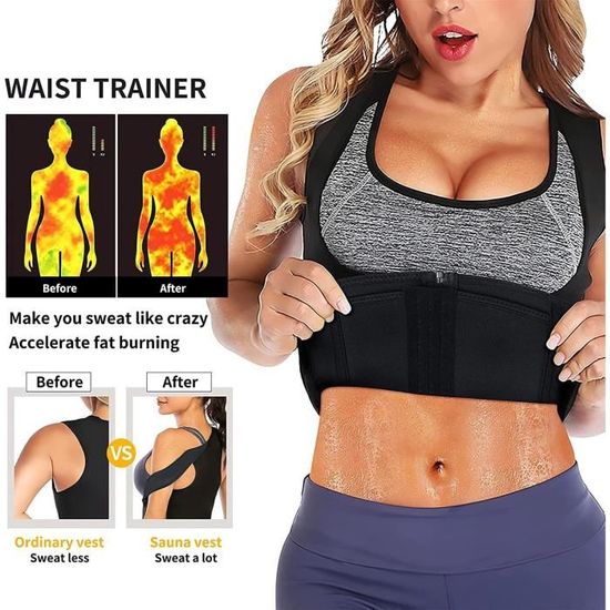 Gaine Amincissante Ventre Pour Femme - Corset Serre-Taille En Nylon - Adjustable Pour Sport Ou Quotidien