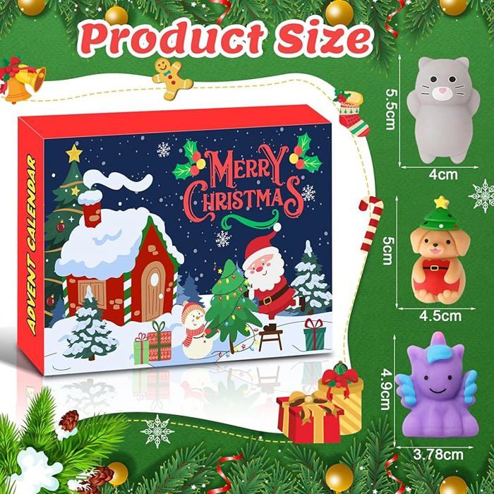 Chennyfun Calendrier De L'Avent Ochi Squeeze Toy Pour Enfants