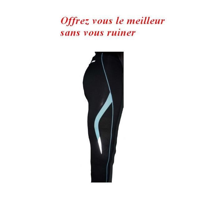 Corsaire 3/4 PERF TIGHT Femme - Marque - Course à pied - Noir