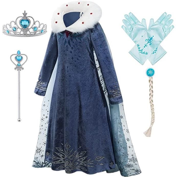 Robe princesse reine des neiges - Cdiscount