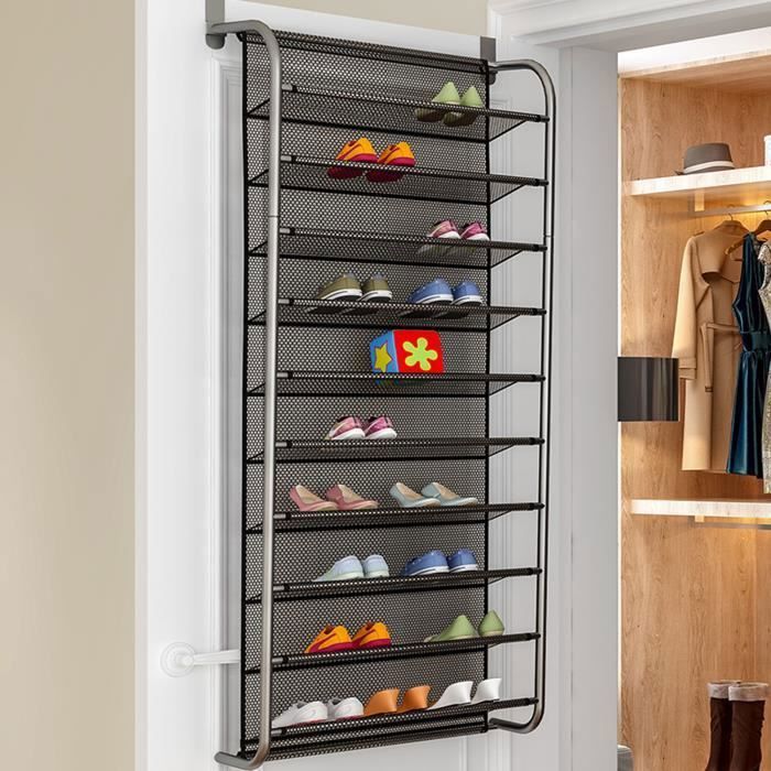 Lot de 12 Boîtes à Chaussures/Rangement Empilables transparentes/blanches en Plastique avec