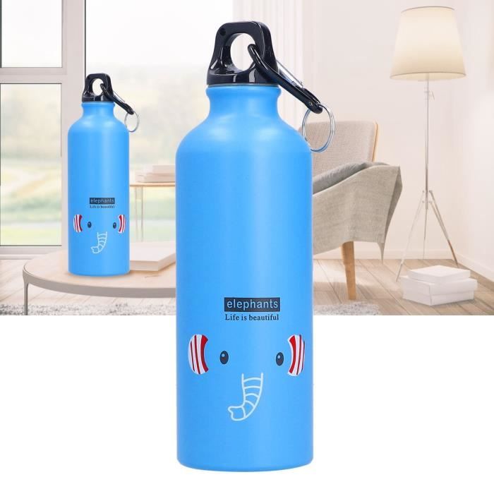 Vvikizy Bouteille d'eau pour enfants 500 ml bouteille d'eau isolée en  aluminium cruche d'eau de sport (éléphant bleu) - Cdiscount Sport